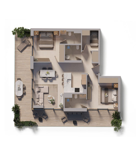 sol levante jvt 2 bedroom sales Offplan